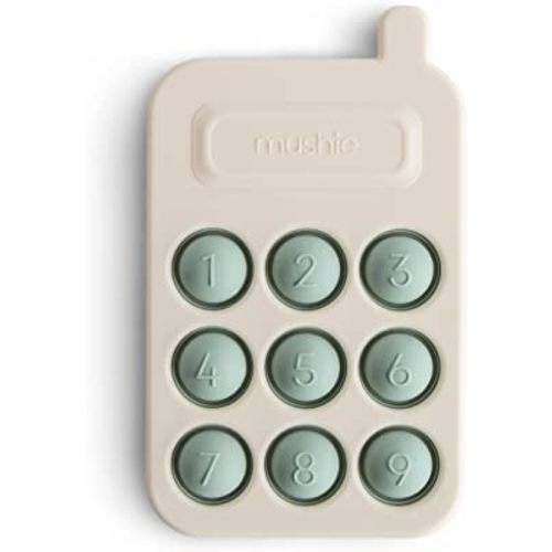 mushie Phone Press Toy (Cambridge Blue)
