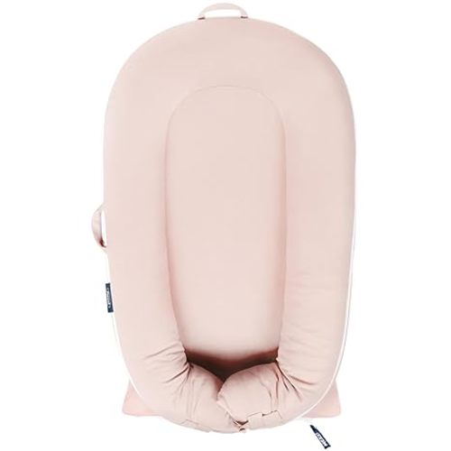 Organic Replacement Cover | Premium Quality Spare Cover 100% Organic Cotton | Hypoallergenic | [Fits Dockatot Deluxe + Docks] (Cover Only) (Baby Pink)