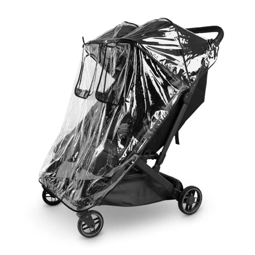 UPPAbaby Minu Duo Rain Shield - Ventilated, Waterproof & Windproof Coverage