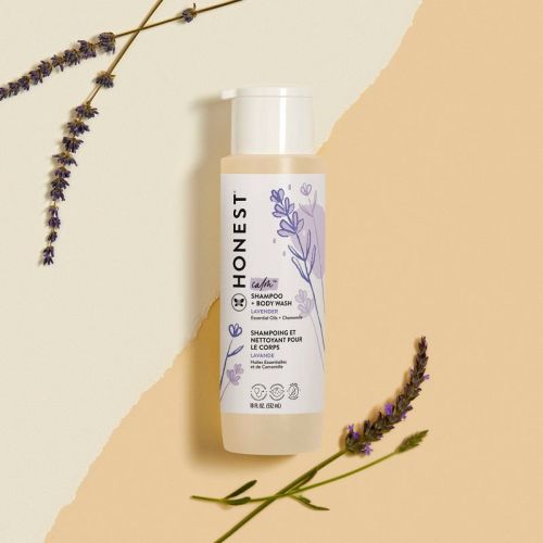 The Honest Company Calm Shampoo + Body Wash - Lavender - 18 fl oz: Daily Use, All Hair Types, Paraben-Free