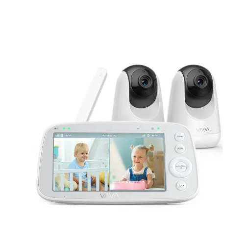 720P Non-WiFi Baby Monitor with 2 Cameras – VAVA