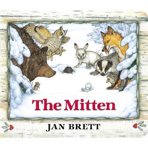 The Mitten (Oversized Lap Board Book) - by Jan Brett