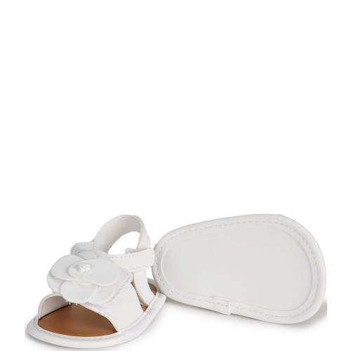 Baby Deer Girls' Posey Floral Ornament Sandal Crib Shoes (Infant) - size 1