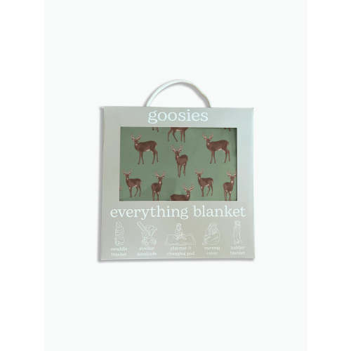 Green Deer Bamboo Everything Blanket