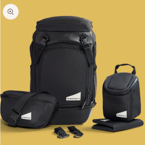 The Getaway Bag Black Travel Bundle by No Reception Club | Best Travel Diaper Bag