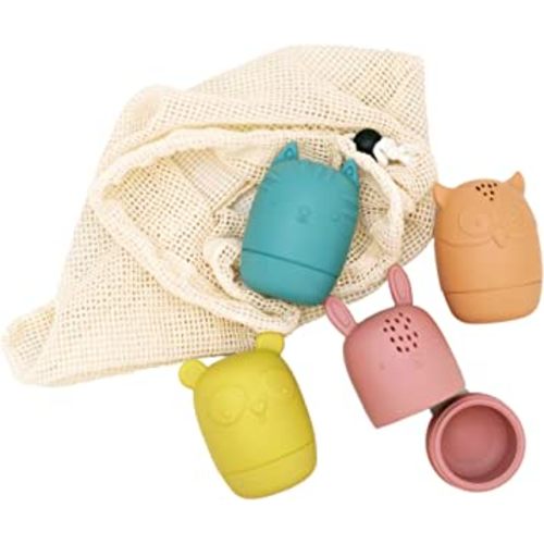 Grey+Sun | Bath Toys for Toddlers 1-3, Silicone Baby Toys, Baby Pool Toys 12-18, Bath Toys Toddlers 2-4