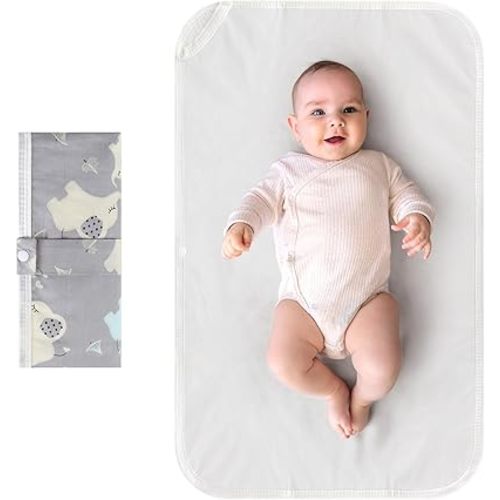 Accmor Portable Diaper Changing Pad, Foldable Waterproof Baby Changing Mat for Diaper Bag, Compact, Lightweight, Baby Changing Mat for Travel