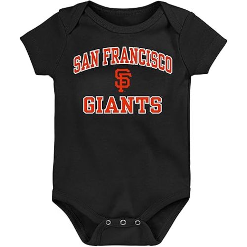 Outerstuff MLB Officially Licensed 0-24 Months City Headline Arch Logo Creeper Bodysuit Romper
