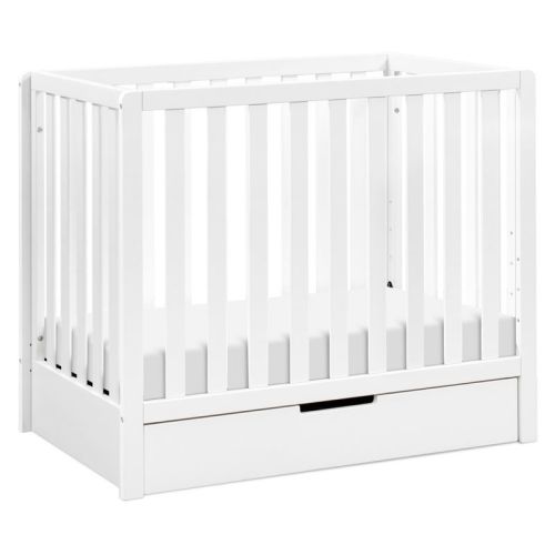 Carter's by daVinci Colby 4-in-1 Convertible Mini Crib w/ Trundle - White