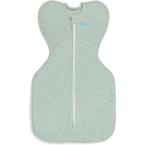 Love to Dream Swaddle UP, Baby Sleep Sack, 1.5 TOG. Self-Soothing, Longer Sleep, Snug Fit Helps Calm Startle Reflex, Newborn Essentials for Baby, Suitable for All Seasons, 5-8.5 lbs, Olive Twigs