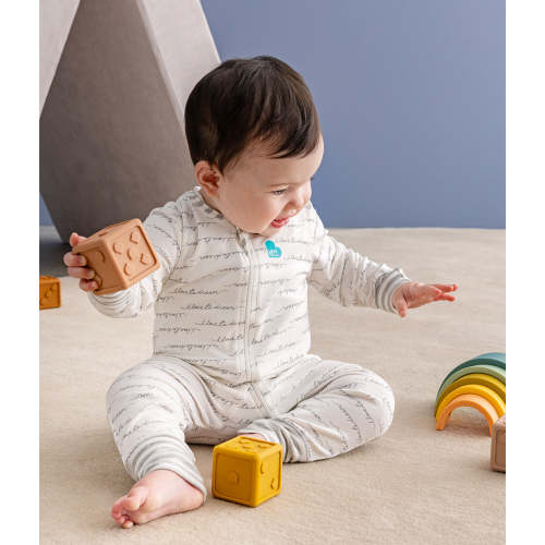 Footless Romper Cotton White Dreamer