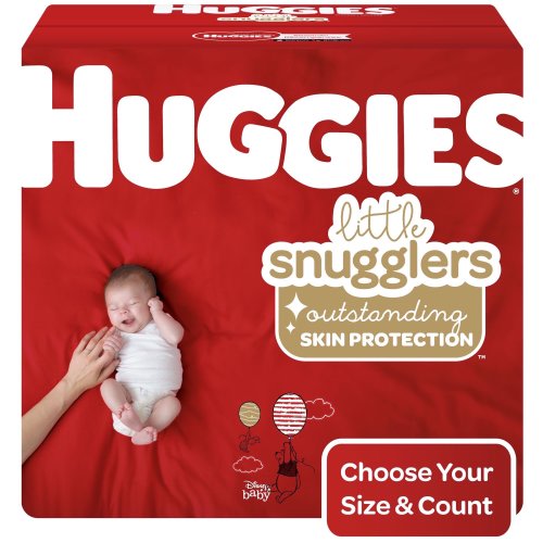 Huggies Little Snugglers Baby Diapers, Size 3, 156 Ct, Economy Plus Pack