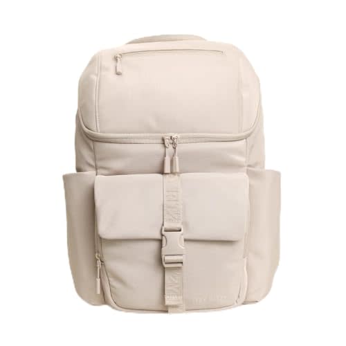 Itzy Ritzy Belong Bucket Backpack – Lightweight Diaper Bag Backpack Featuring 16 Pockets, Bucket Top Opening, Stroller Straps & Changing Pad – Organized and Stylish Everyday Family Backpack (Toast)