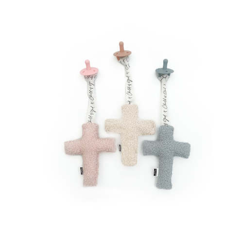 Pacifier Cross Lovey – OUR HOUSE ABOVE