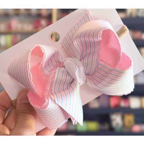 Hospital Stripe Boutique Bow