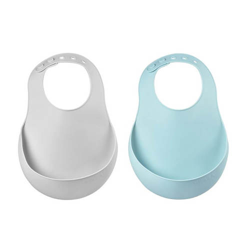 Silicone Bibs - Set of 2