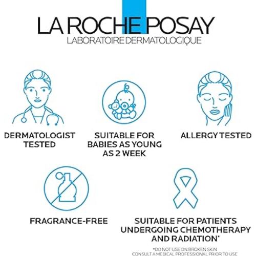 La Roche-Posay Cicaplast Balm B5, Healing Ointment and Soothing Therapeutic Multi Purpose Cream for Dry & Irritated Skin, Body and Hand Balm, Baby Safe, Fragrance Free