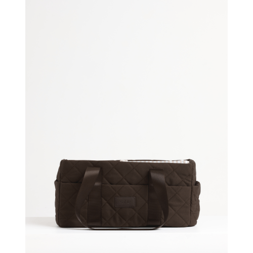 Chocolate Quilted Nappy Caddy