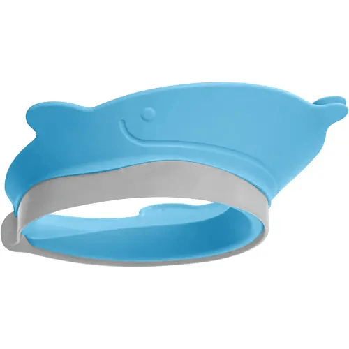Skip Hop Baby Shower Cap Shield, Moby Bath Visor for Baby and Kids 9m +, Blue