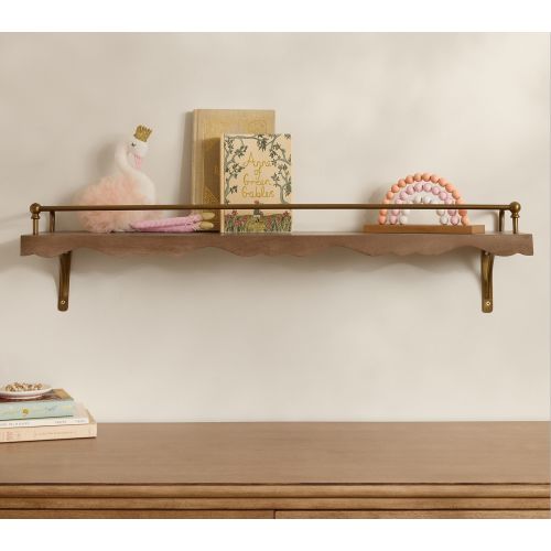 SIZE: 2 FT| Chris Loves Julia Metal and Wood Shelving (24")