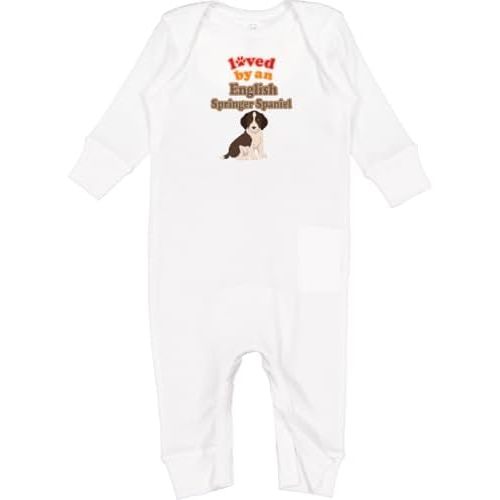 inktastic English Springer Spaniel Dog Baby Romper Coveralls