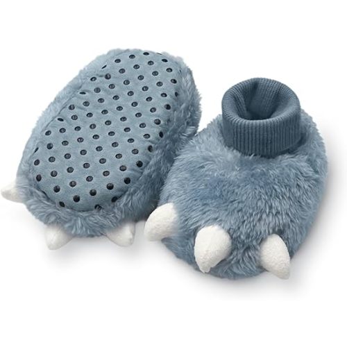 Carter's Baby & Toddler Claw Slipper - Cozy Anti-Slip Bootie for Babies