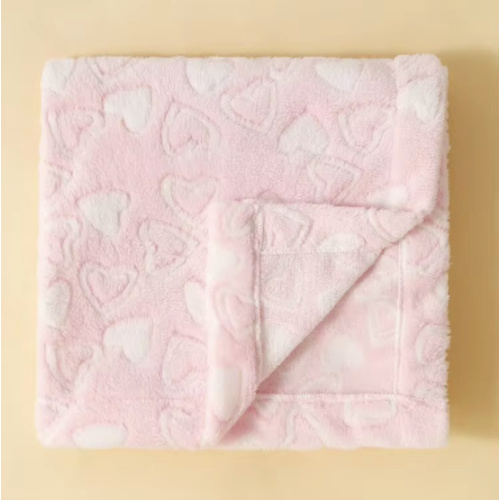 1pc Heart-Shaped Infant Plush Swaddle Blanket Love Valentine | SHEIN USA