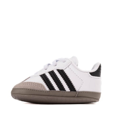 adidas Samba Crib Shoe - Baby - White / Core Black / Clear Granite | Journeys