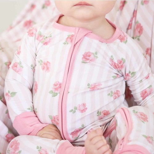 Rosy & Cozy Convertible Zip Romper