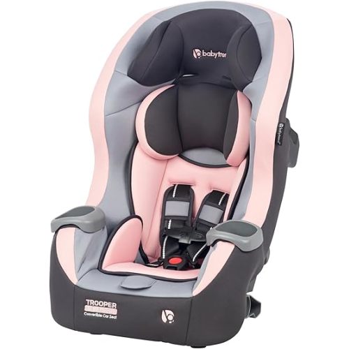Baby Trend Trooper™ Slim 3-in-1 Convertible Car Seat, Quartz Pink