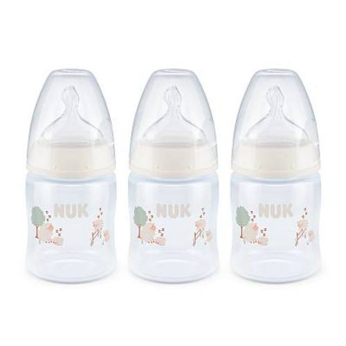 NUK First Choice 3-Pack Anti-Colic Smooth Flow Bottles