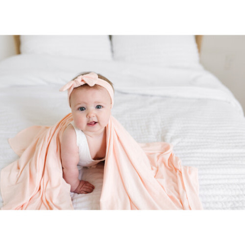 Blush Knit Headband Bow, Multi - Copper Pearl | Maisonette