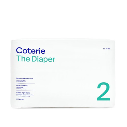 Coterie Size 2 Diaper, 31 CT, 1-Pack