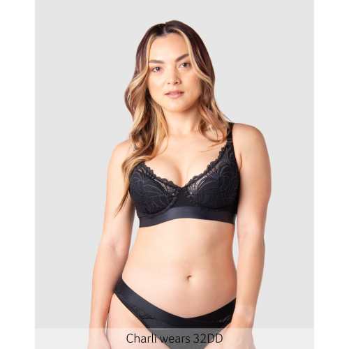 Warrior Plunge 2.0 Nursing Bra - Black