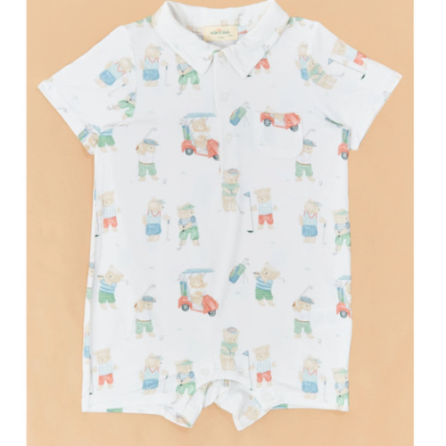 Tee Time Teddys Polo Shortie Romper