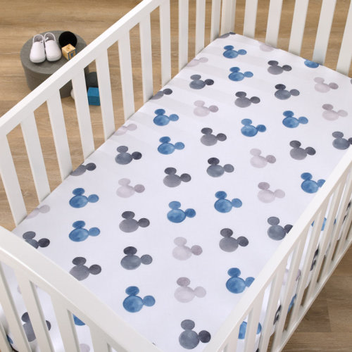 Disney Nojo MickeyMouse Mini Crib Fitted Sheet | Wayfair