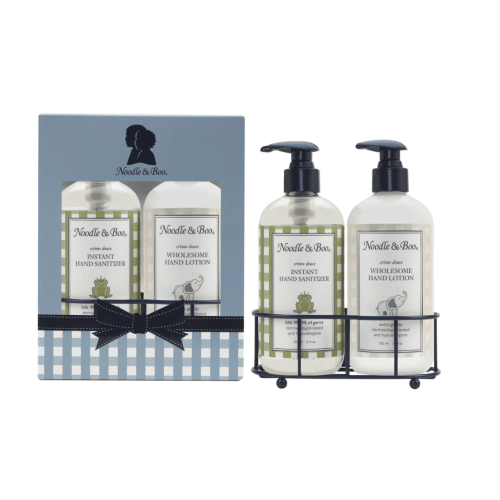 Hand Sanitizer & Lotion Caddy Set – Noodle & Boo