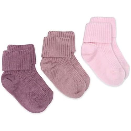 Woolino Wool Baby Socks, Washable Merino Wool Infant Toddler Kids Socks, Newborn to 8 Years (Pack of 3)