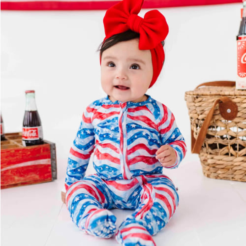All American - Convertible Romper - Bums & Roses