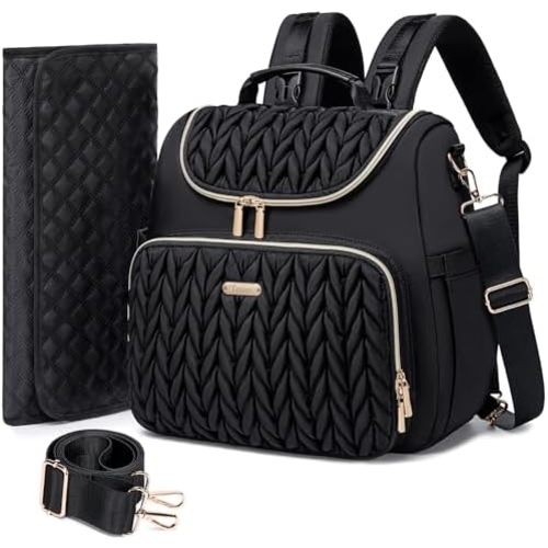 Tealari Diaper Bag Backpack,Baby Diaper Bag,Waterproof Diaper Backpack with Changing Pad,Multiple Usage Modes Switchable