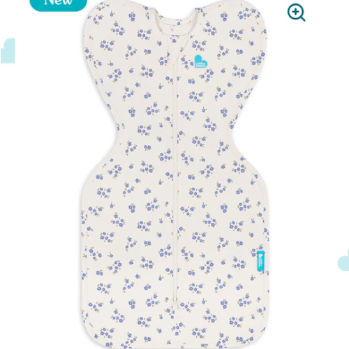 Swaddle Up™ 1.0 TOG Cotton Jacaranda Meadow