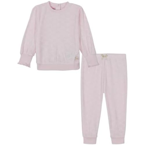 Juicy Couture Baby Girls' 2-piece Velour Set, Crewneck With Joggers