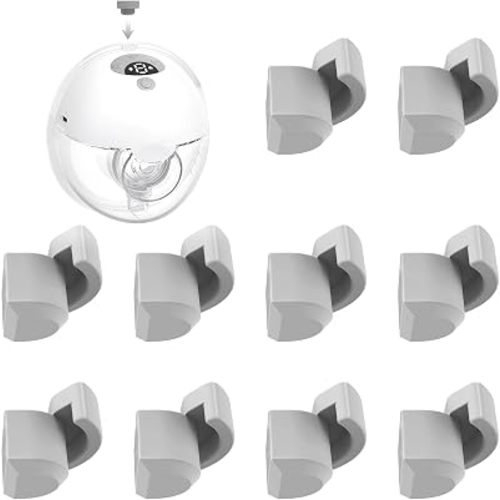 10PCS Silicone Spout Cap Compatible with Momcozy M5 Wearable Breastpump, Momcozy M5 Replacement Parts, Dustproof, Keep Clean, Prevents Leaks Spout Cover Breast Pump Parts, Breastfeeding Accessories
