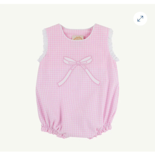 Brooksy Bubble - Pink Greenbrier Gingham