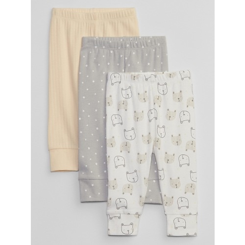 Baby Pull-On Pants (3-Pack)
