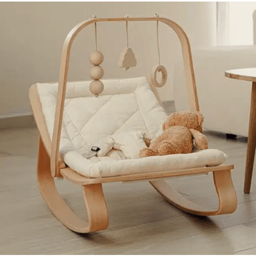 LEVO Baby Rocker in natural wood – Charlie Crane Paris