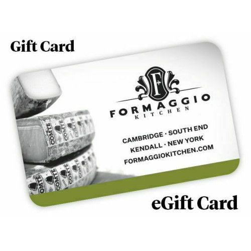 Formaggio Kitchen eGift Card for premade meals