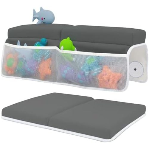 Baby Bath Kneeler Set, Dark Grey