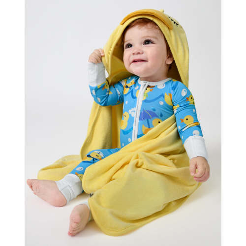 Little Sleepies Goldie the Ducky Baby Hooded Bath Towel