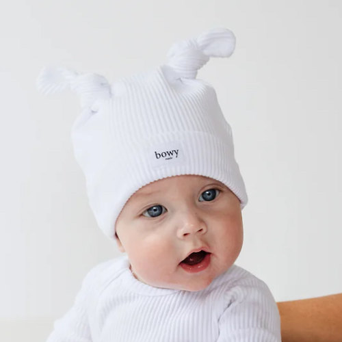 Double Knot Beanie - White